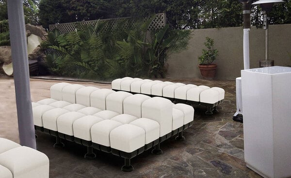 IX-CUBE: divani modulari componibili da giardino